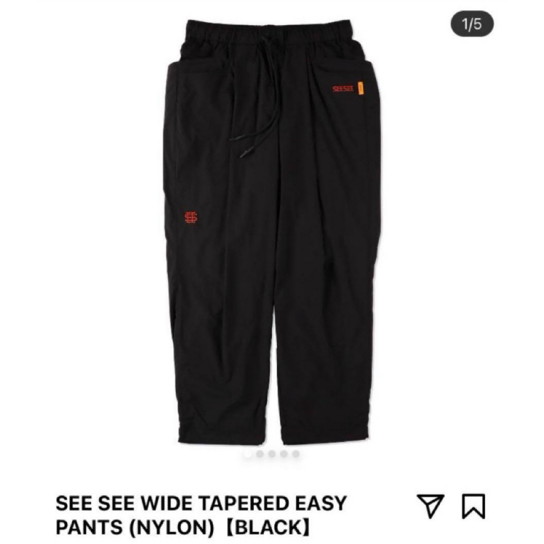 SEE SEE WIDE TAPERED EASY PANTS メンズのパンツ(その他)の商品写真
