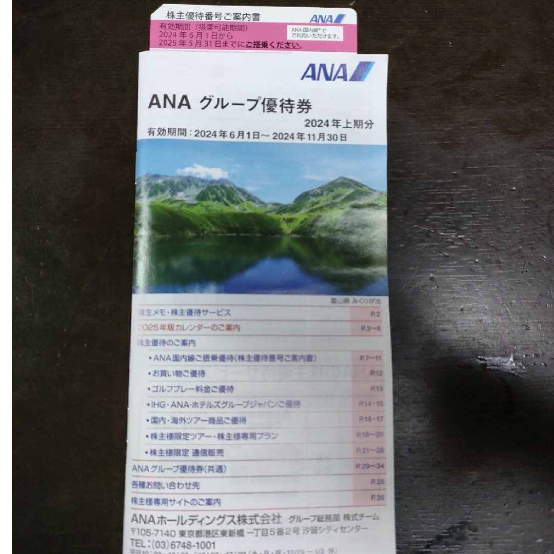 ANA株主優待券1枚 チケットの優待券/割引券(その他)の商品写真