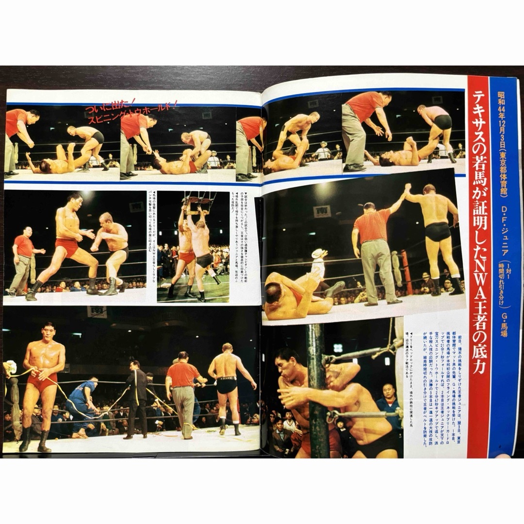 ジャンボポスター付き プロレスアルバム No.12 ドリー・ファンク・ジュニア エンタメ/ホビーの雑誌(趣味/スポーツ)の商品写真