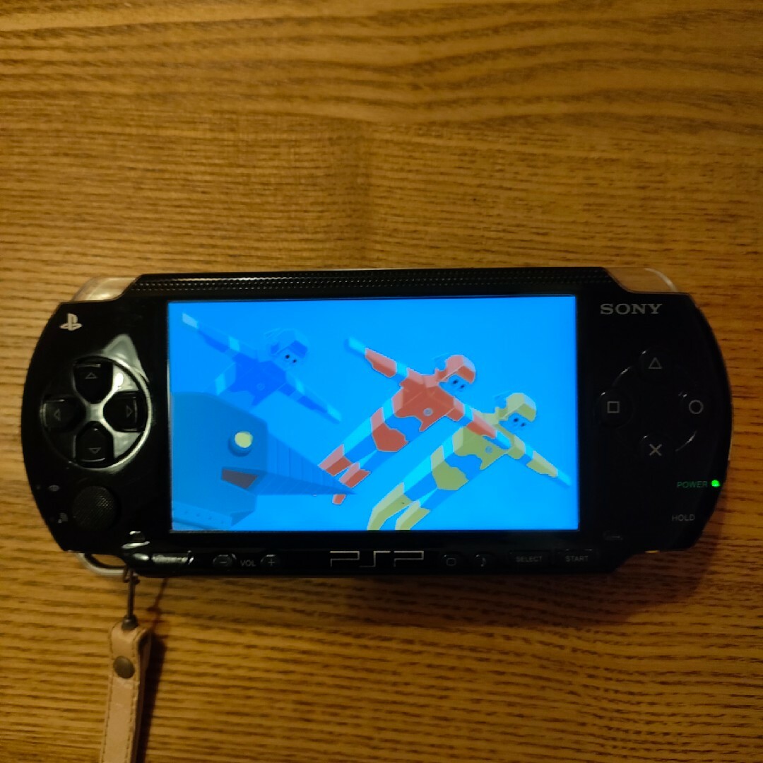 SONY(ソニー)の【希少】PSP-1000 ブラック　＋ソフト2本 エンタメ/ホビーのゲームソフト/ゲーム機本体(携帯用ゲーム機本体)の商品写真