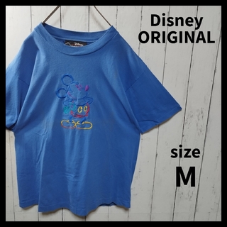 Disney - 【Disney ORIGINAL】Mickey Embroidery Tee