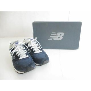  良品 ニューバランス New Balance ローカットスニーカー CM996CA2 スエード ネイビー 紺 23cm レディース(スニーカー)