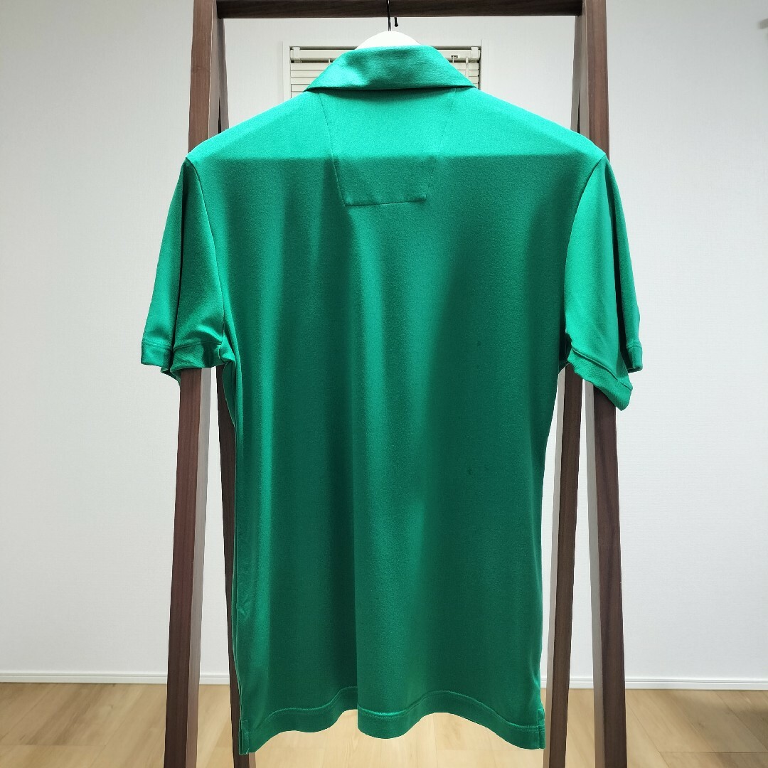 adidas(アディダス)のADIDAS GOLF アディダスゴルフ　メンズ　半袖　ポロシャツ　緑　S スポーツ/アウトドアのゴルフ(ウエア)の商品写真