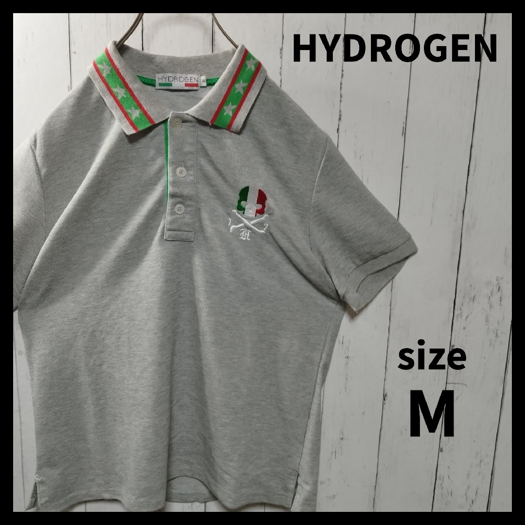 HYDROGEN(ハイドロゲン)の【HYDROGEN】Skull Embroidery Polo Shirt メンズのトップス(ポロシャツ)の商品写真