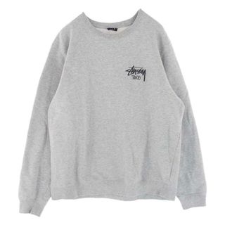 ステューシー(STUSSY)のSTUSSY ステューシー スウェット TOKYO LOGO BASIC SWEAT トーキョー  ロゴ ベーシック スウェット トレーナー グレー系 L【中古】(スウェット)