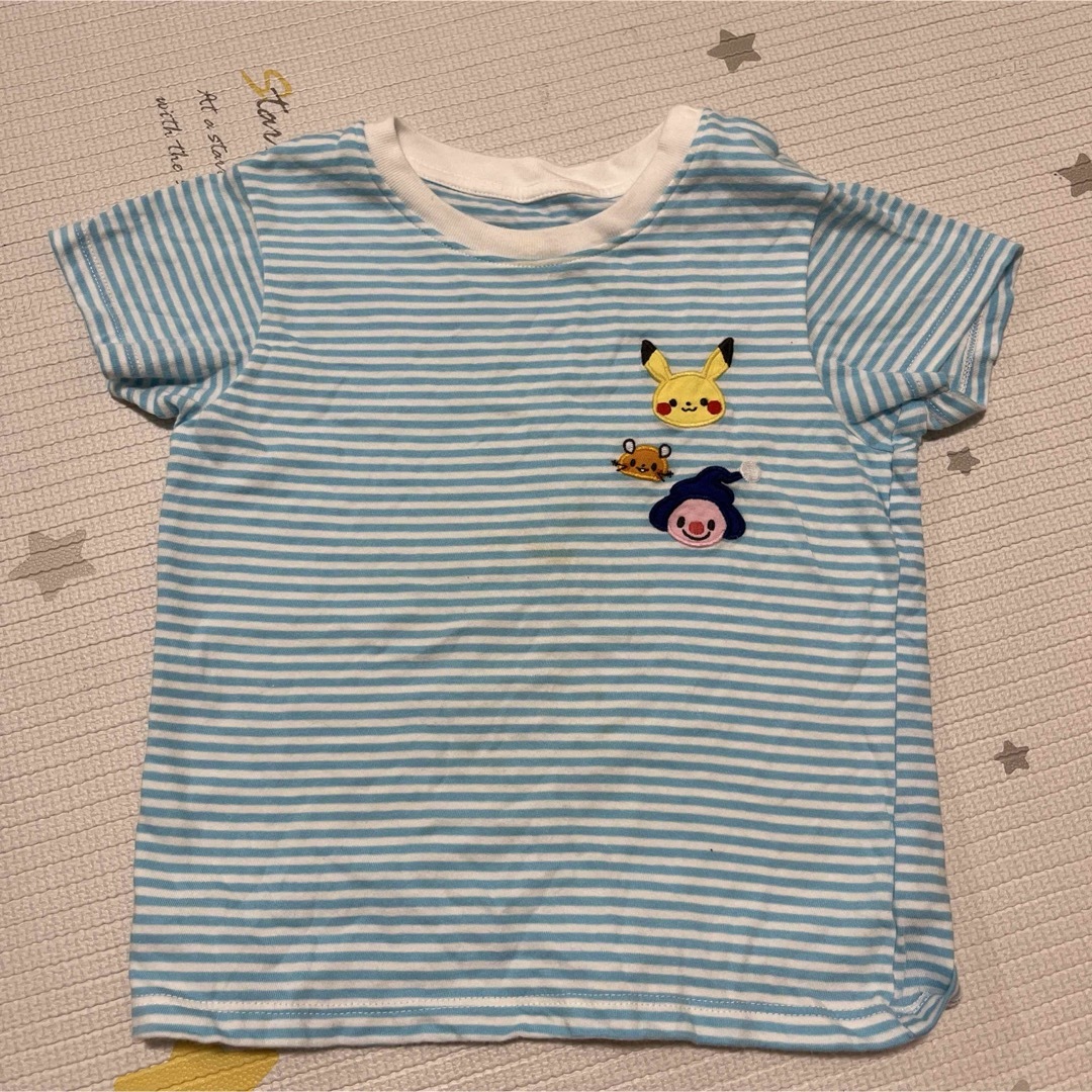 UNIQLO(ユニクロ)のUNIQLO  90  半袖　Tシャツ　男　夏　ポケモン　4枚セット　まとめ売り キッズ/ベビー/マタニティのキッズ服男の子用(90cm~)(Tシャツ/カットソー)の商品写真