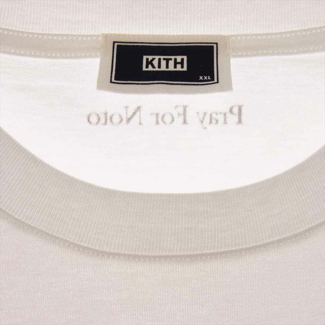 キス KITH Ｔシャツ Pray for Noto Tee White 能登 半袖 クルーネック チャリティー Tシャツ ホワイト系 XXL【新古品】【未使用】【中古】 メンズのトップス(シャツ)の商品写真