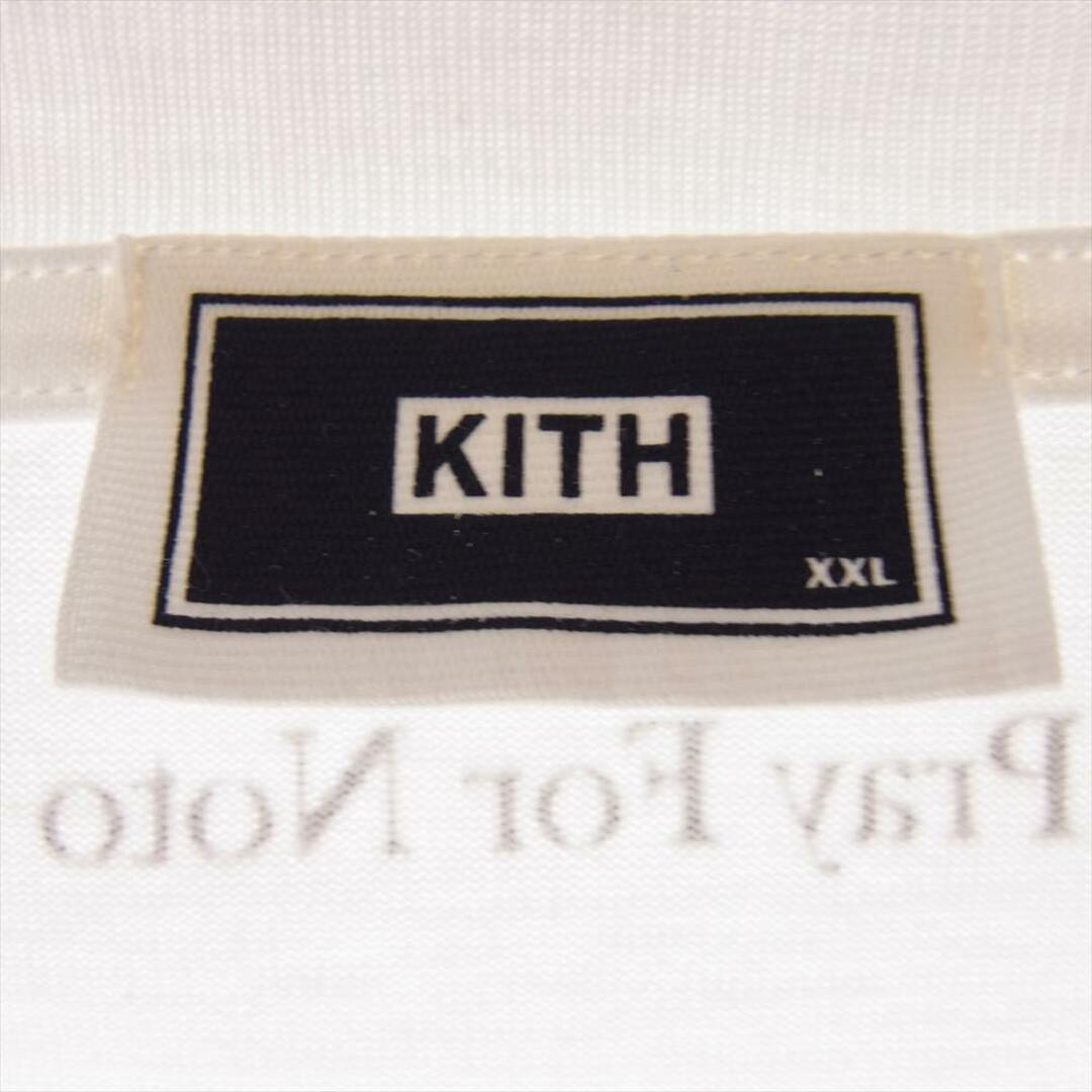 キス KITH Ｔシャツ Pray for Noto Tee White 能登 半袖 クルーネック チャリティー Tシャツ ホワイト系 XXL【新古品】【未使用】【中古】 メンズのトップス(シャツ)の商品写真