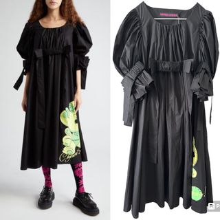 マルタンマルジェラ(Maison Martin Margiela)のChopova Lowena  コットンワンピース　2023AW S 新品未使用(ひざ丈ワンピース)