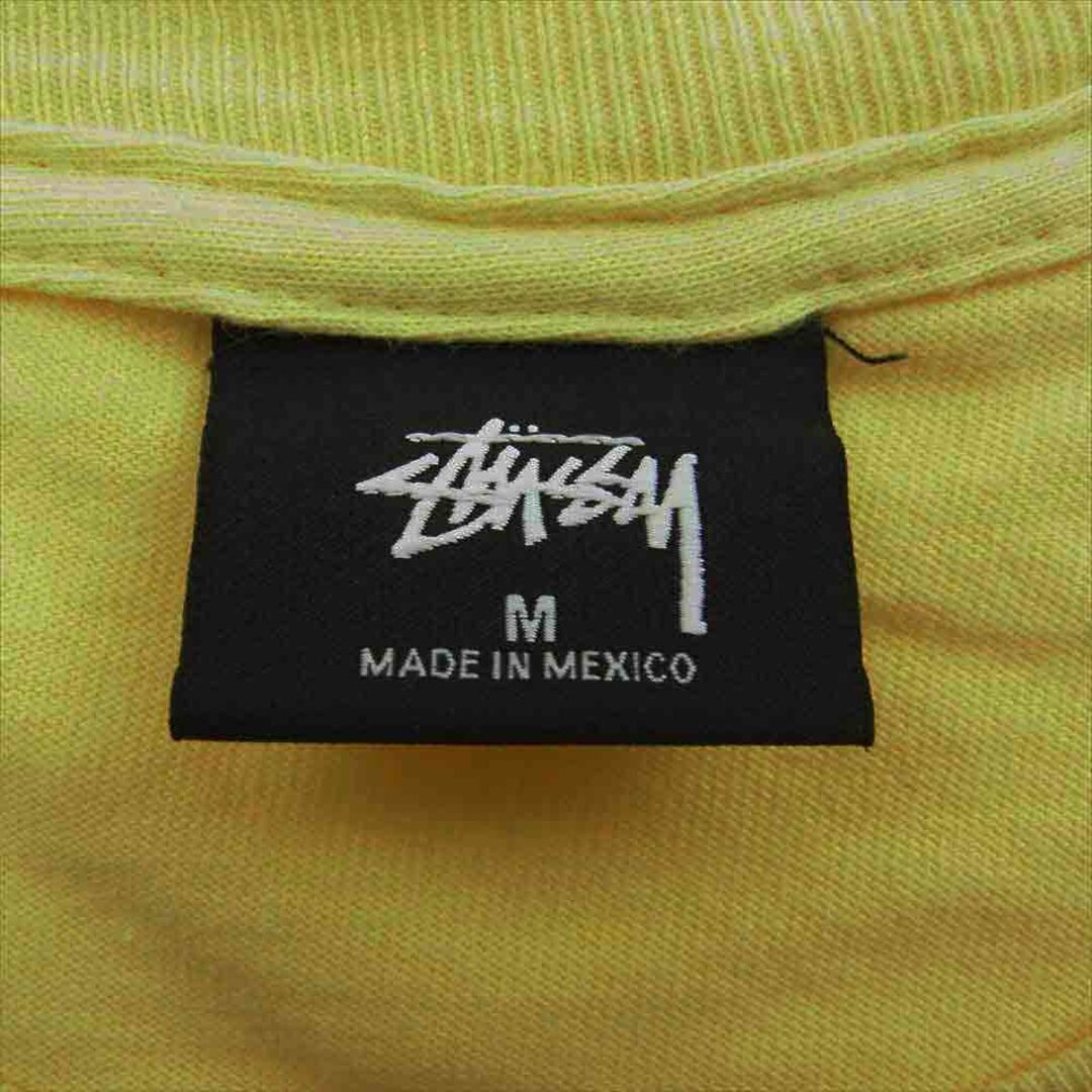 STUSSY(ステューシー)のSTUSSY ステューシー Ｔシャツ フラワー プリント Tシャツ イエロー イエロー系 M【中古】 メンズのトップス(シャツ)の商品写真