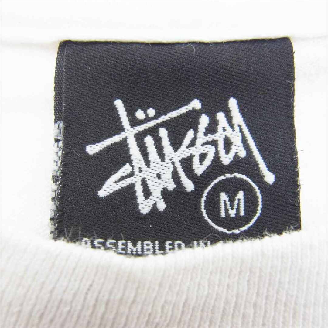 STUSSY(ステューシー)のSTUSSY ステューシー Ｔシャツ フラワー プリント Tシャツ 半袖 フラワー ホワイト系 M【中古】 メンズのトップス(シャツ)の商品写真