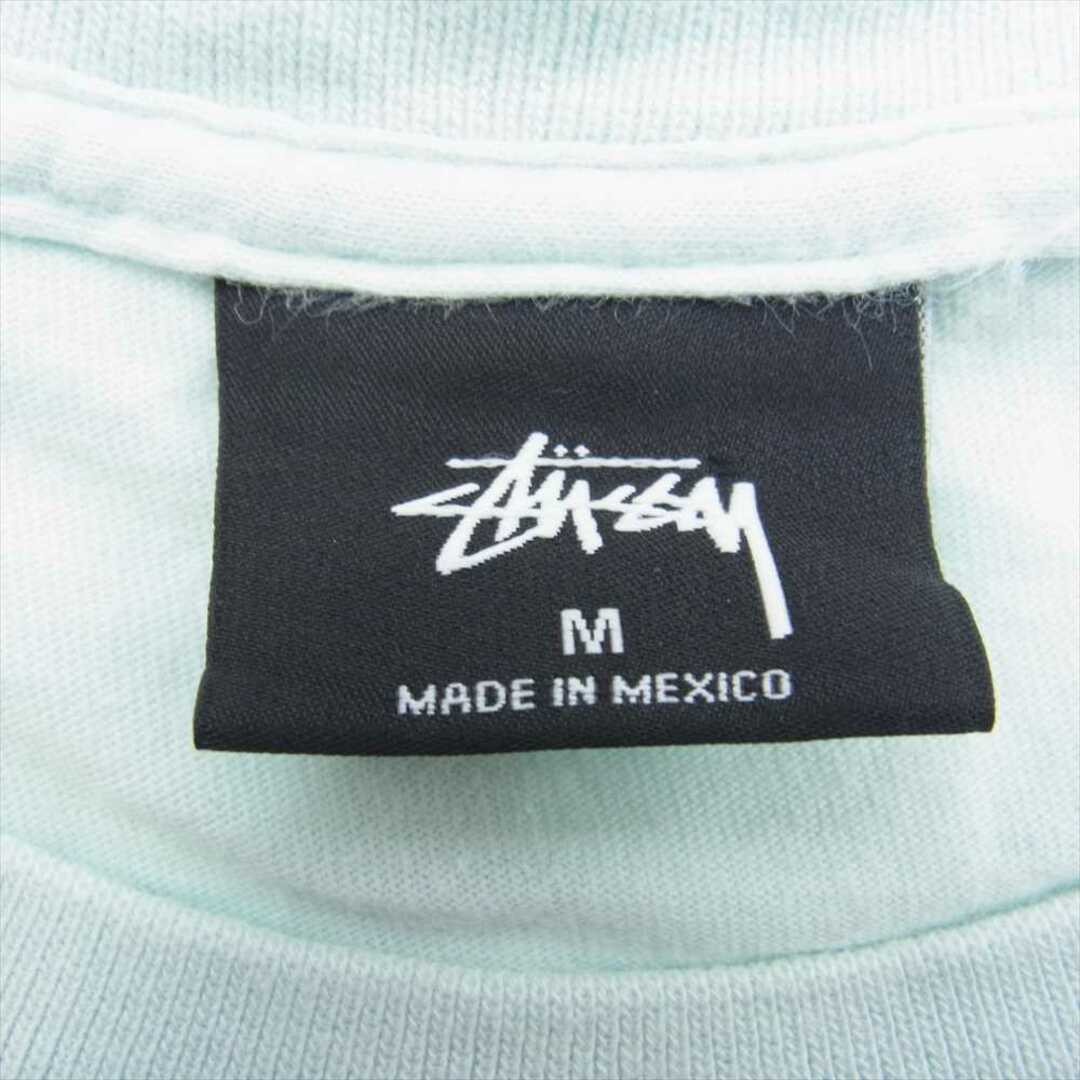 STUSSY(ステューシー)のSTUSSY ステューシー Ｔシャツ ロゴ プリント Tシャツ 半袖 ライトブルー系 M【中古】 メンズのトップス(シャツ)の商品写真