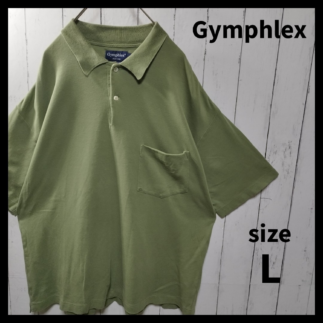 GYMPHLEX(ジムフレックス)の【Gymphlex】Oversize Polo Shirt　D1053 メンズのトップス(ポロシャツ)の商品写真