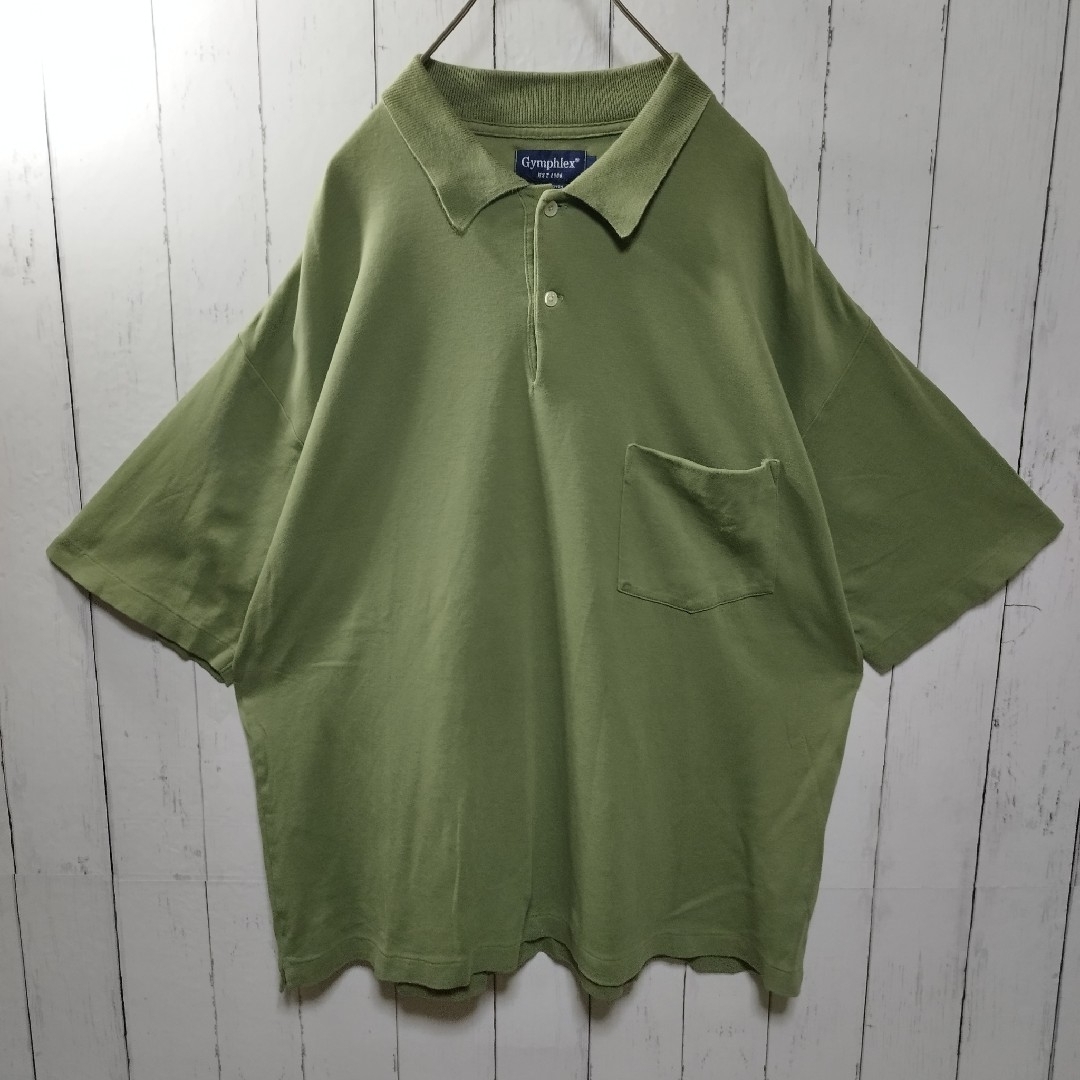 GYMPHLEX(ジムフレックス)の【Gymphlex】Oversize Polo Shirt　D1053 メンズのトップス(ポロシャツ)の商品写真