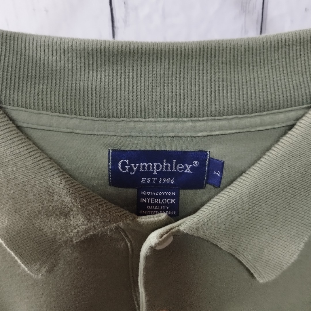 GYMPHLEX(ジムフレックス)の【Gymphlex】Oversize Polo Shirt　D1053 メンズのトップス(ポロシャツ)の商品写真