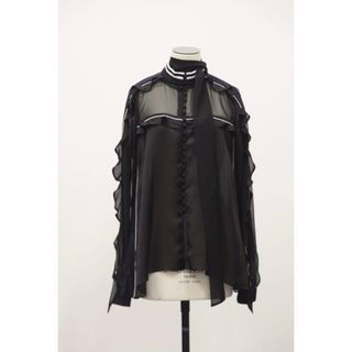 sacai シースルー　ブラウス　ライン