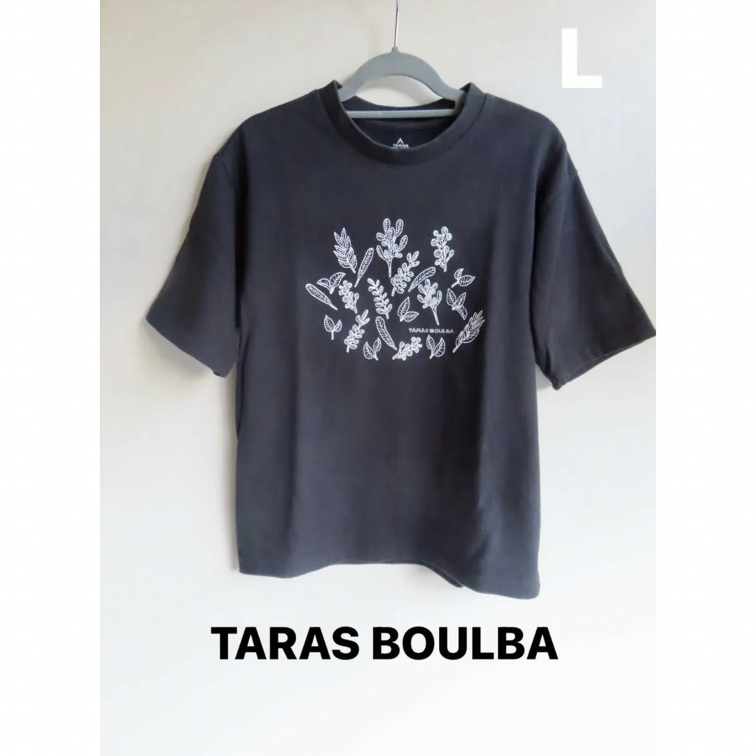 TARAS BOULBA ブラック　L  Tシャツ レディースのトップス(Tシャツ(半袖/袖なし))の商品写真