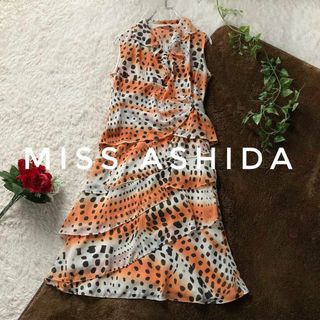 jun ashida - ミスアシダ　ジュンアシダ　シフォンノースリーブセットアップ　フリル　透け感あり