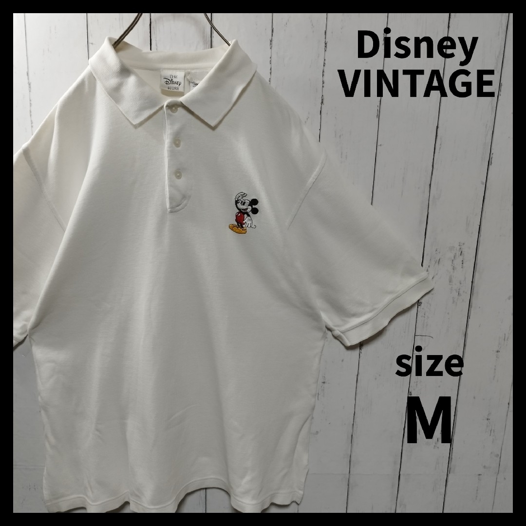 Disney(ディズニー)の【Disney VINTAGE】Onepoint Polo Shirt メンズのトップス(ポロシャツ)の商品写真