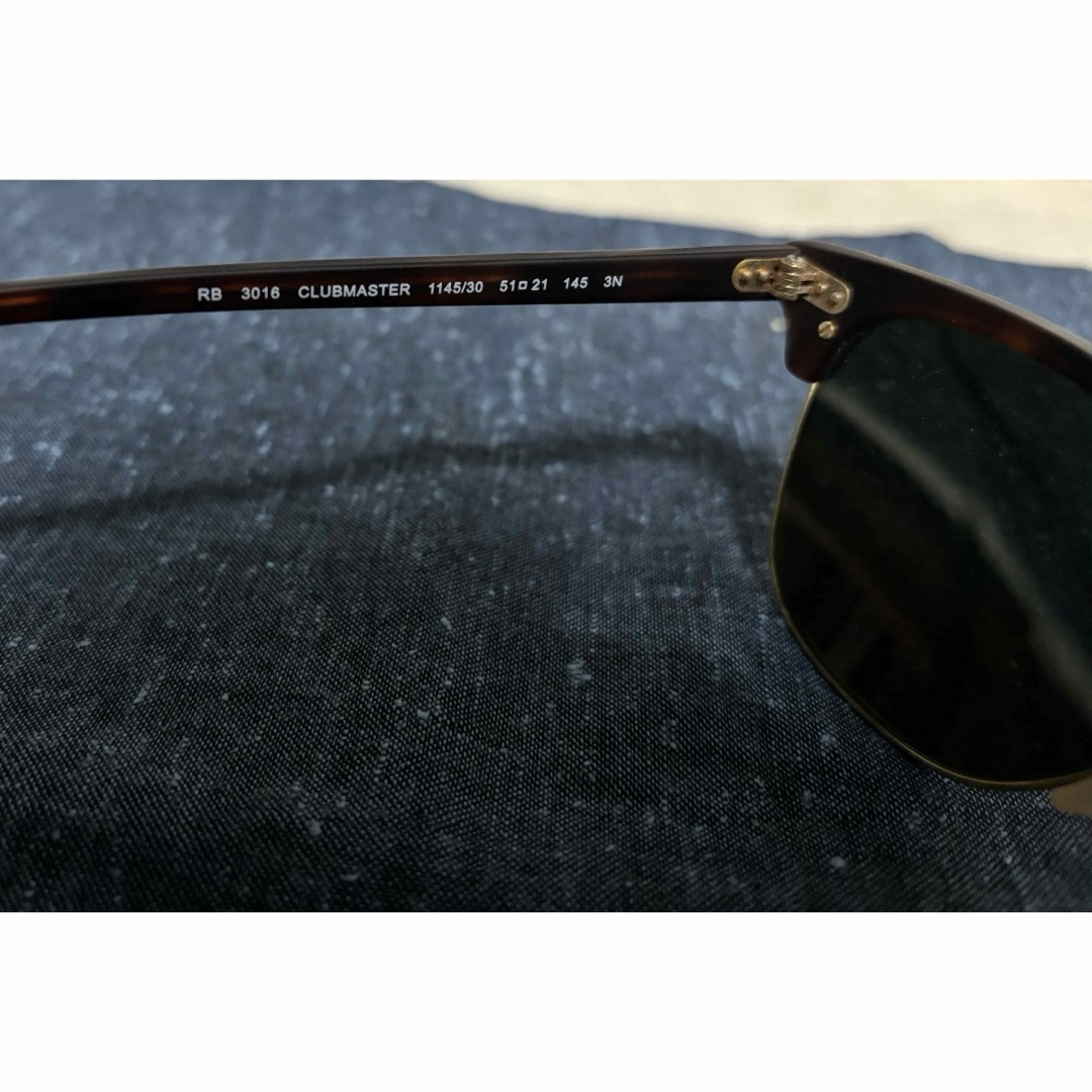 Ray-Ban(レイバン)のRay-Ban CLUBMASTER FLASH LENSES シルバー メンズのファッション小物(サングラス/メガネ)の商品写真