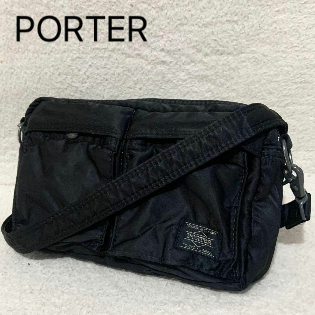 PORTER(ポーター)のポーター タンカー 2way ショルダーバッグ ウエストポーチ ダブルポケット メンズのバッグ(ショルダーバッグ)の商品写真