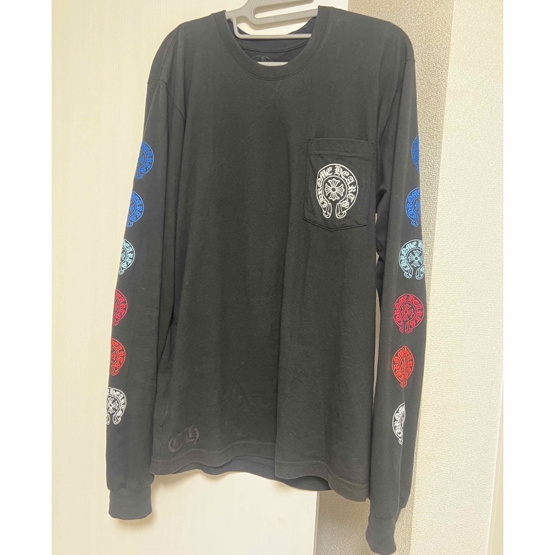 Chrome Hearts(クロムハーツ)の正規品　　クロムハーツ  ロンT マルチカラー　Lサイズ メンズのトップス(Tシャツ/カットソー(七分/長袖))の商品写真