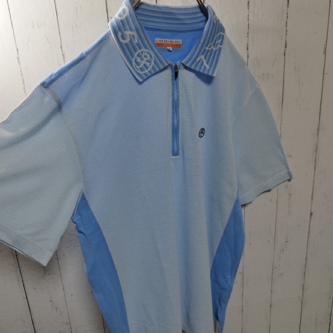 CASTELBAJAC(カステルバジャック)の【CASTELBAJAC】Half Zip Polo Shirt　D1028 メンズのトップス(ポロシャツ)の商品写真