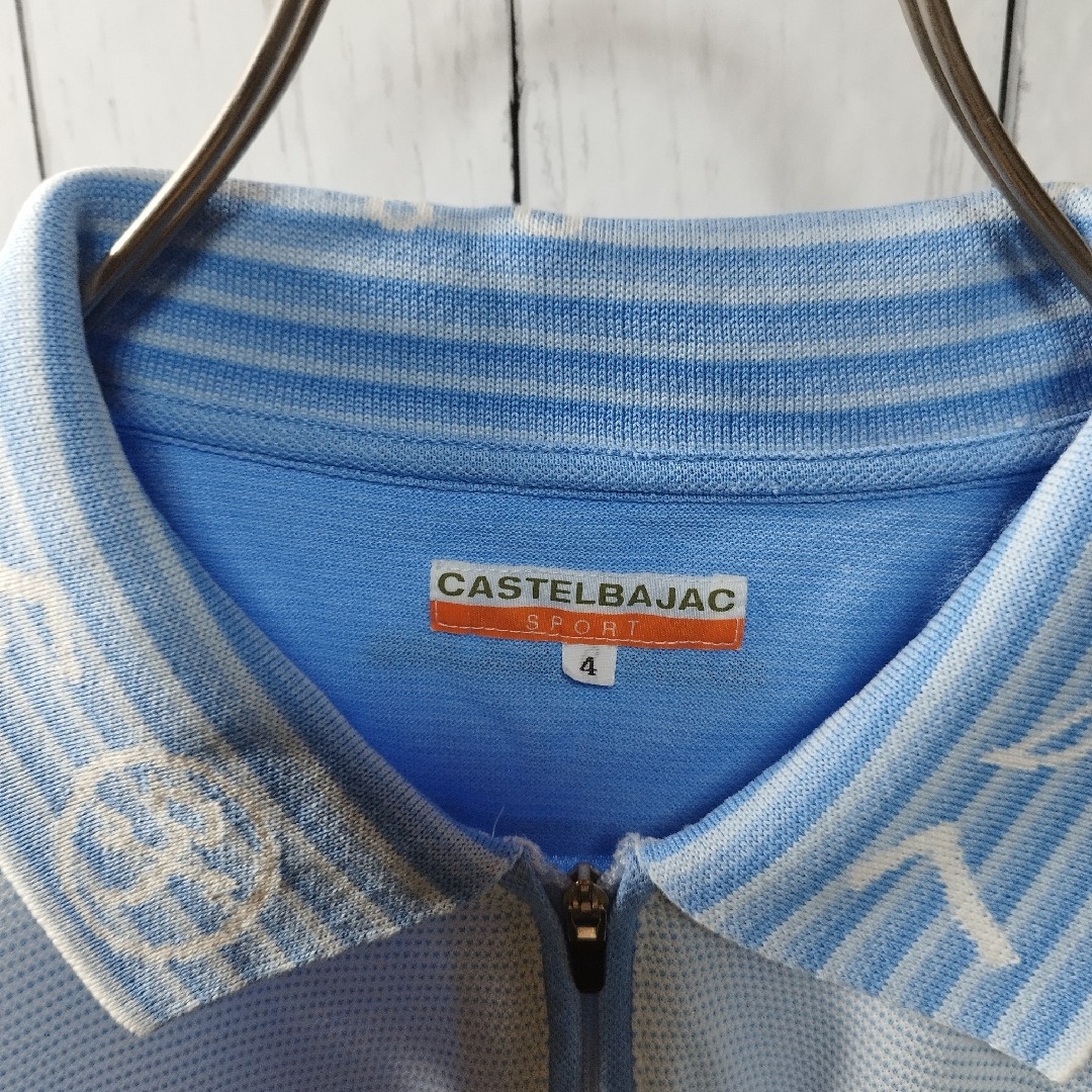 CASTELBAJAC(カステルバジャック)の【CASTELBAJAC】Half Zip Polo Shirt　D1028 メンズのトップス(ポロシャツ)の商品写真