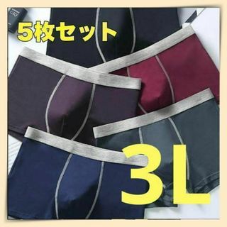 *12　メンズ　下着　5枚　ボクサー　通気性　コットン　抗菌(ボクサーパンツ)