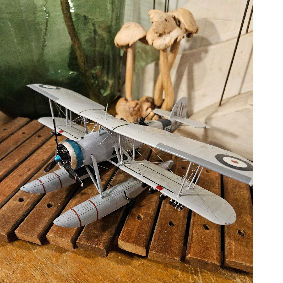 タミヤ 1/48 フェアリー　ソードフィッシュ Mk.1 水上機型模型 エンタメ/ホビーのおもちゃ/ぬいぐるみ(模型/プラモデル)の商品写真
