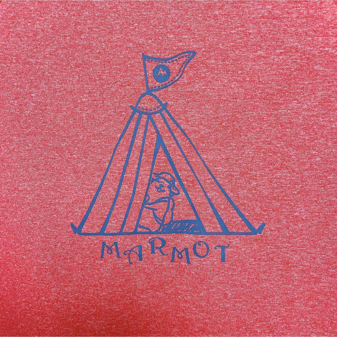MARMOT(マーモット)のMarmot マーモット　Tシャツ　130 レッド　赤　半袖　ブランド　男の子　 キッズ/ベビー/マタニティのキッズ服男の子用(90cm~)(Tシャツ/カットソー)の商品写真