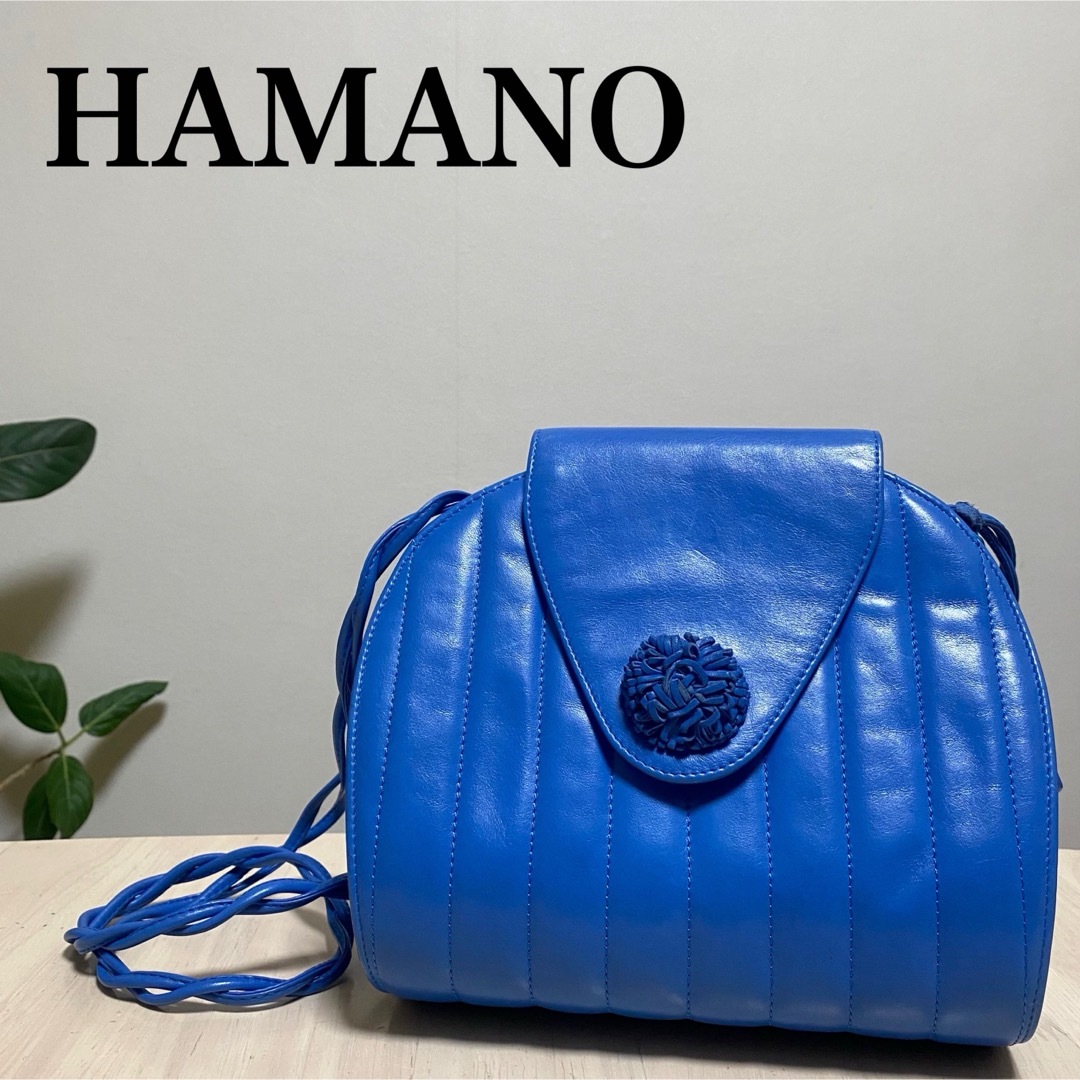 濱野皮革工藝/HAMANO(ハマノヒカクコウゲイ)の美品✨　HAMANO  ハマノ　ショルダーバッグ レディースのバッグ(ショルダーバッグ)の商品写真