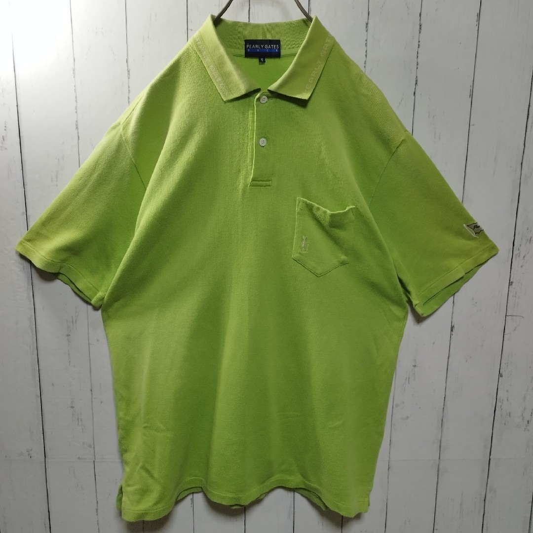 PEARLY GATES(パーリーゲイツ)の【PEARLY GATES】Pocket Knit Polo Shirt　D メンズのトップス(ポロシャツ)の商品写真