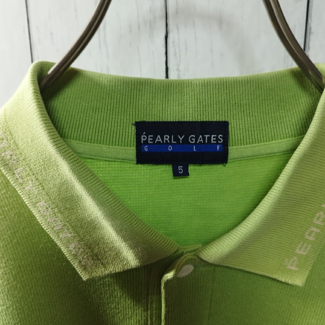 PEARLY GATES(パーリーゲイツ)の【PEARLY GATES】Pocket Knit Polo Shirt　D メンズのトップス(ポロシャツ)の商品写真
