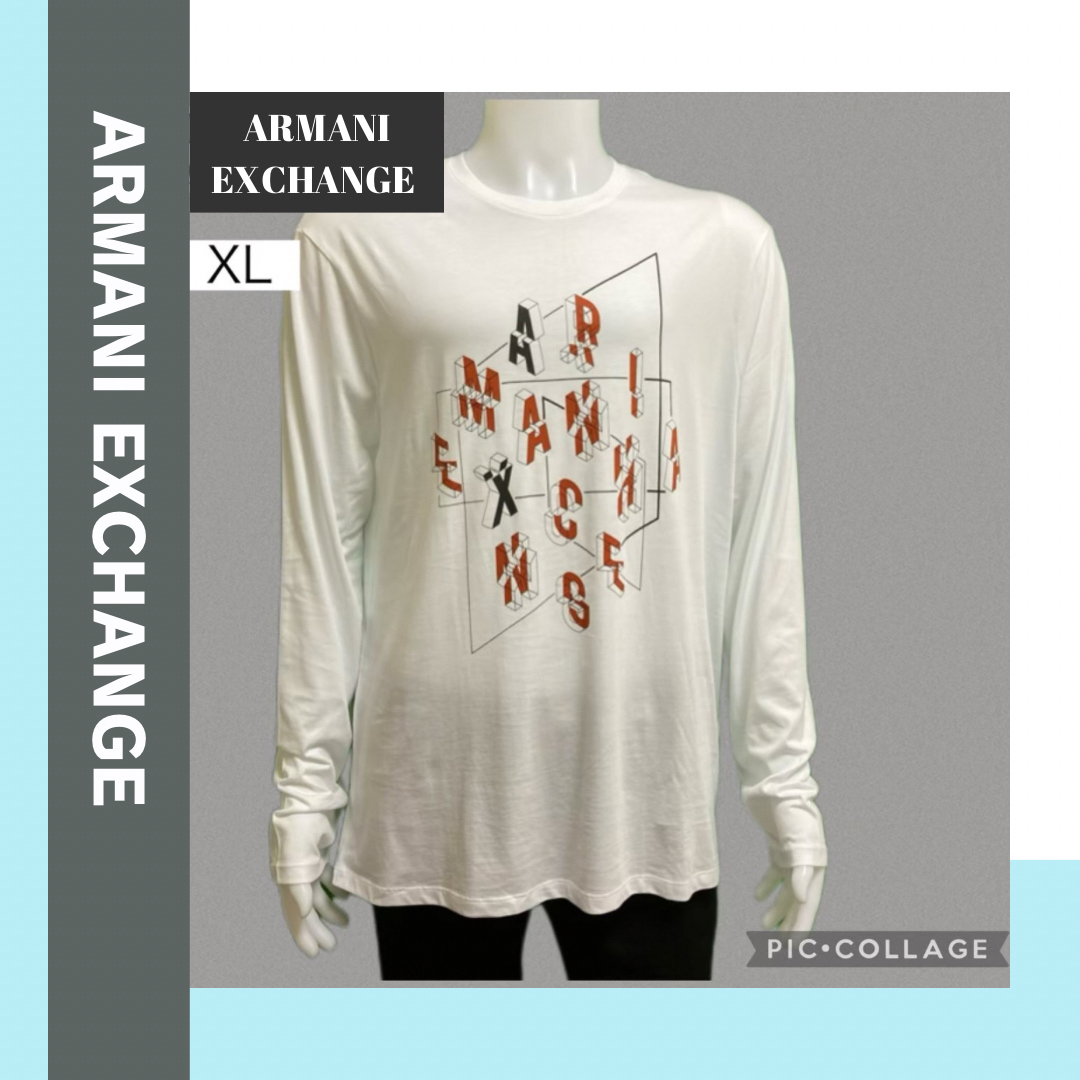 Emporio Armani(エンポリオアルマーニ)の【未使用XL】アルマーニエクスチェンジ　長袖Tシャツ メンズのトップス(Tシャツ/カットソー(七分/長袖))の商品写真