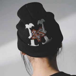 ハフ(HUF)のxgirl x huf ビーニー(ニット帽/ビーニー)