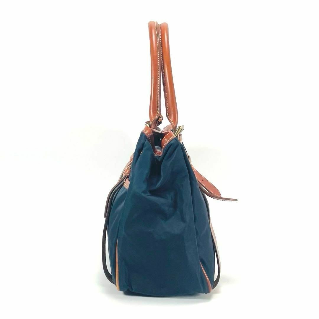 Felisi(フェリージ)のフェリージ トートバッグ ハンドバッグ ネイビー ブラウン ブランド A4可 メンズのバッグ(トートバッグ)の商品写真