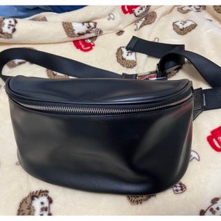 レジスタ(REGiSTA)のREGiSTA Pu-Leather Waist Pouch 【ブラック-A】(ボディバッグ/ウエストポーチ)