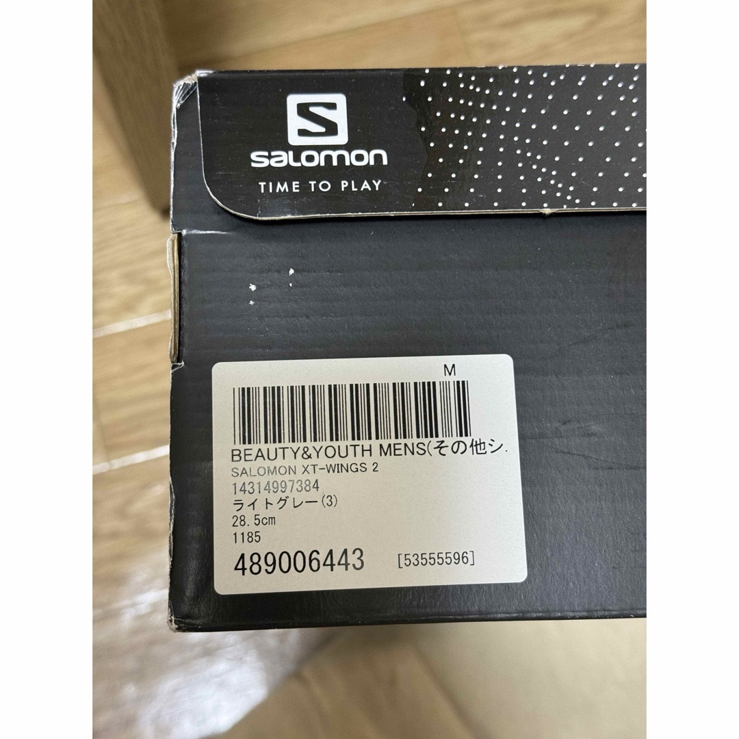SALOMON(サロモン)の美品！SALOMON XT-WINGS2 28.5cm ライトグレー サロモン メンズの靴/シューズ(スニーカー)の商品写真