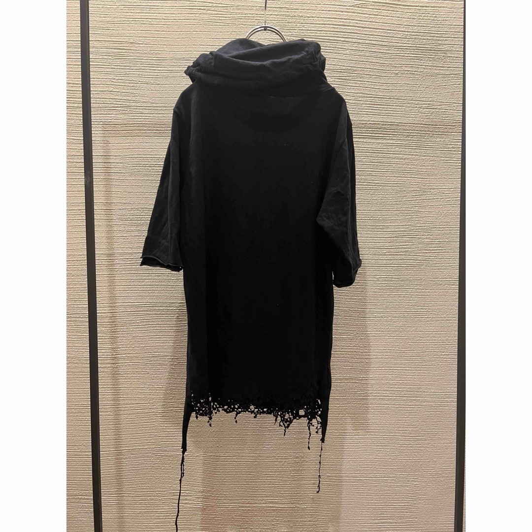 00s archive japanese label damage hoodie メンズのトップス(Tシャツ/カットソー(半袖/袖なし))の商品写真