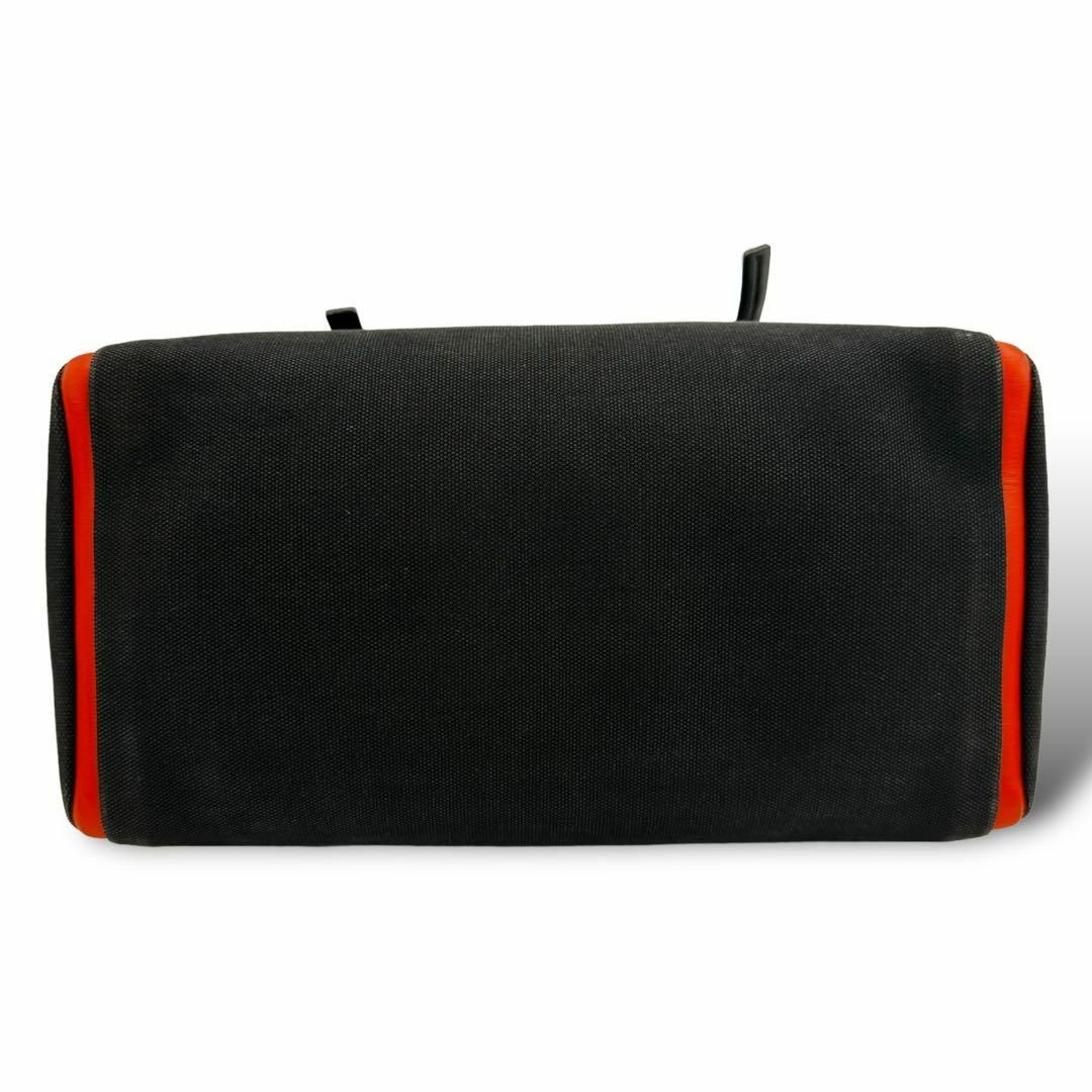 PRADA(プラダ)の美品 PRADA ハンドバッグ トートバッグ ウーヴェルチュール キャンバス 黒 レディースのバッグ(トートバッグ)の商品写真