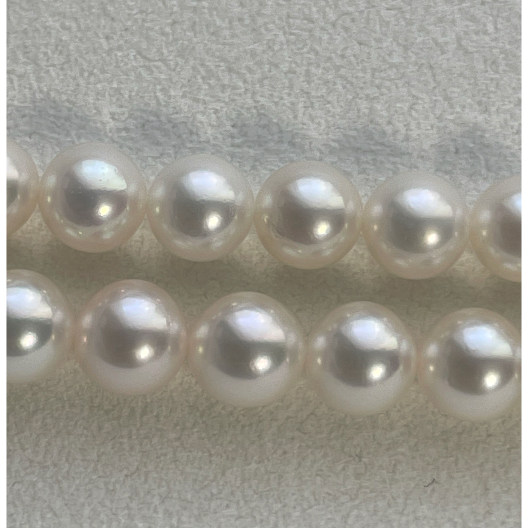 MIKIMOTO(ミキモト)の【美品】ミキモトあこやパールロングネックレス110cm シルバー メンズのアクセサリー(ネックレス)の商品写真