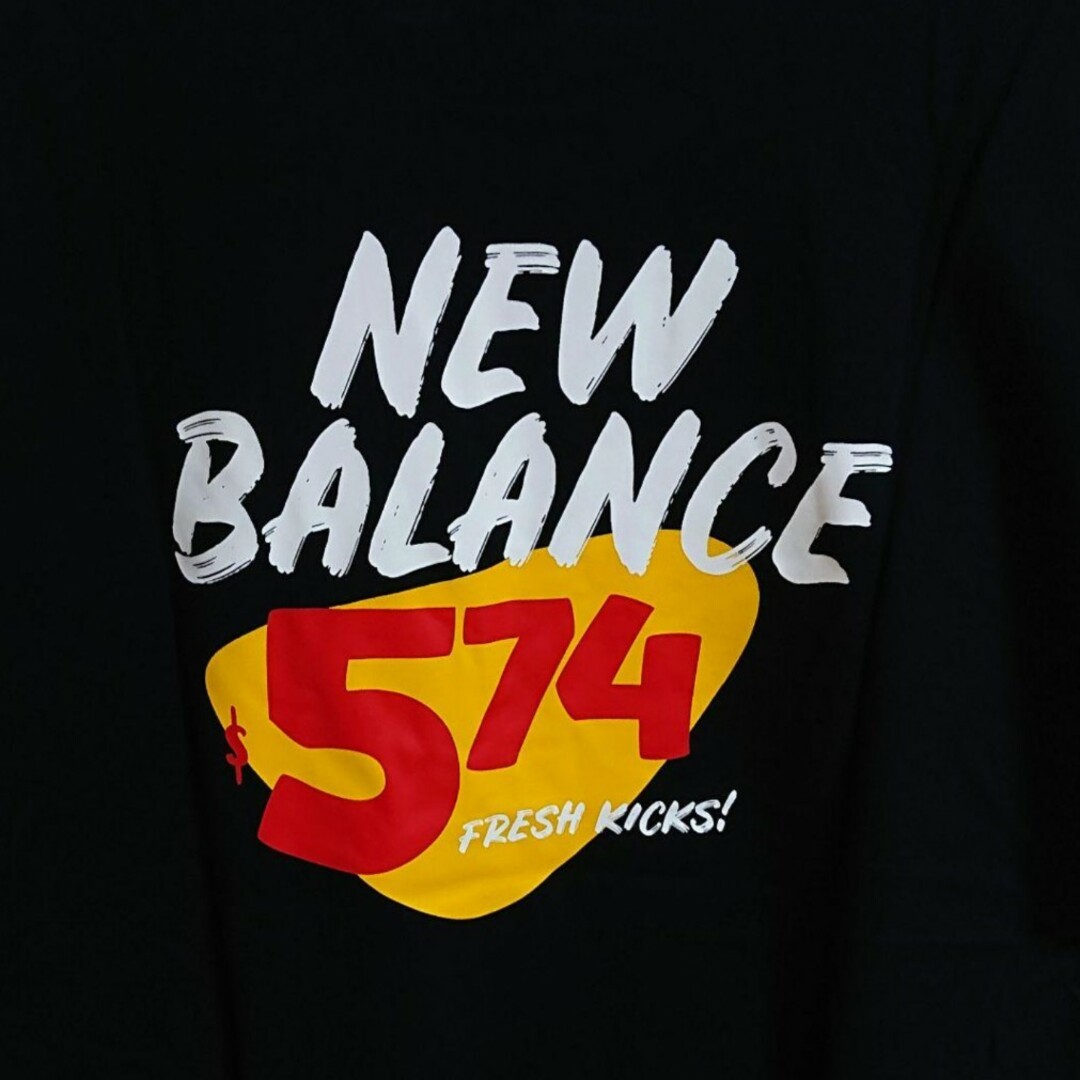 New Balance(ニューバランス)の新品 ニューバランス Tシャツ 黒 XL 574 メンズのトップス(Tシャツ/カットソー(半袖/袖なし))の商品写真