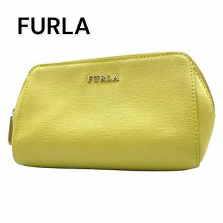 Furla - FURLA フルラ　ポーチ　イエロー　レザー　A387