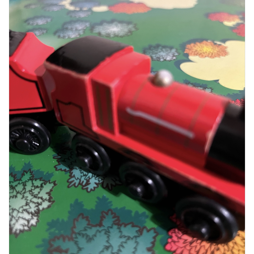 廃盤　トーマス木製レールシリーズ ジェームズ・テンダー キッズ/ベビー/マタニティのおもちゃ(電車のおもちゃ/車)の商品写真