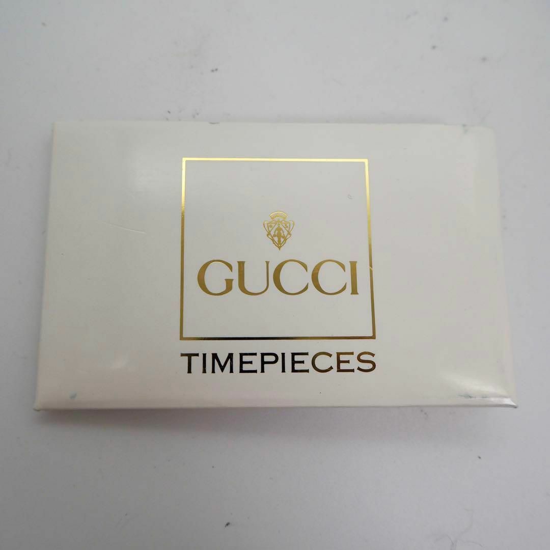 Gucci(グッチ)の118 GUCCI グッチ時計　レディース腕時計　付属品付き　バングル　ゴールド レディースのファッション小物(腕時計)の商品写真
