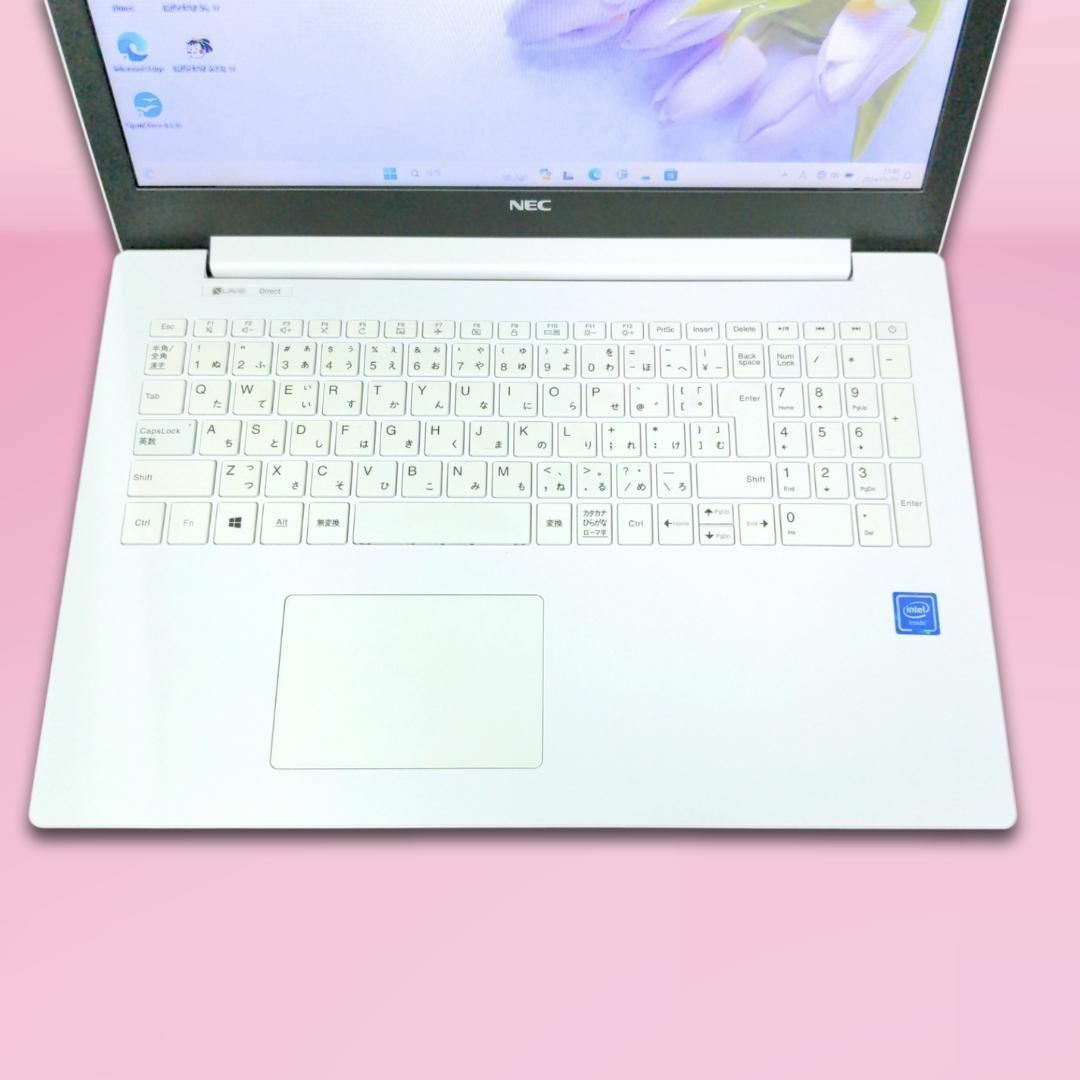 NEC(エヌイーシー)の【希少！】NECノートパソコン・Win11・大容量500GB・カメラつき✨ スマホ/家電/カメラのPC/タブレット(ノートPC)の商品写真