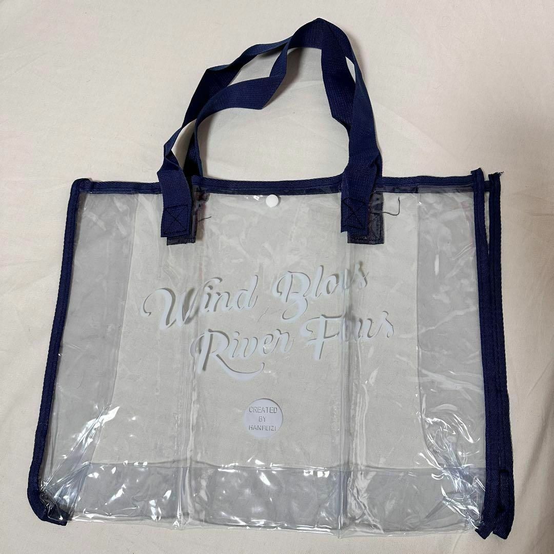 クリアバッグ ビーチ 海 プールバッグ ビニールバッグ 透明 トート クリア レディースのバッグ(トートバッグ)の商品写真