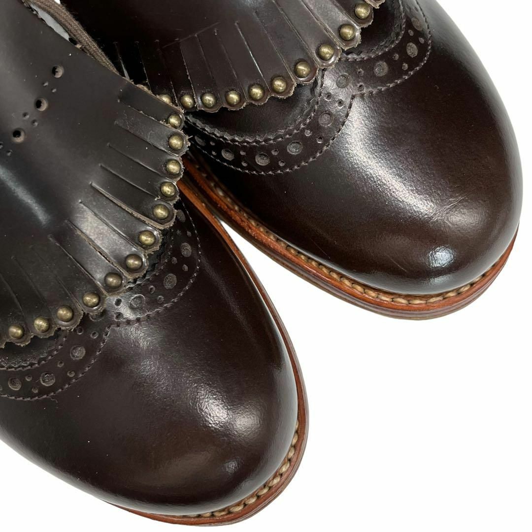 良品 Fobs Classic 革靴 キルトタン タッセル レザー 5.5表記 レディースの靴/シューズ(ローファー/革靴)の商品写真