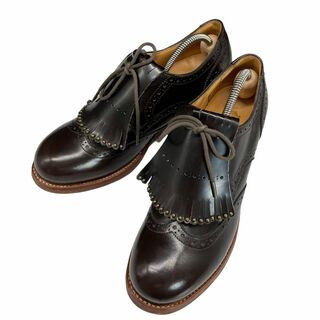 良品 Fobs Classic 革靴 キルトタン タッセル レザー 5.5表記(ローファー/革靴)